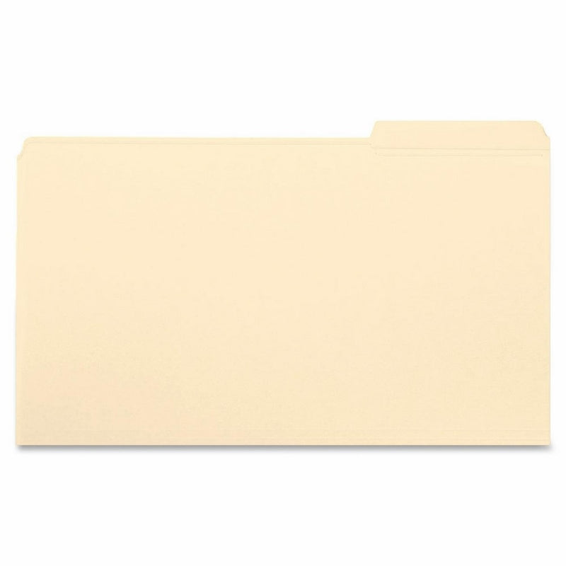 Smead File Folder, Reinforced 1/3-Cut Tab Right Position, Legal Size, Manila, 100 Per Box (15337)