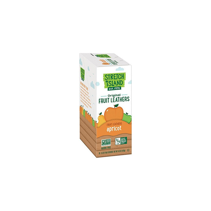 Stretch Island Original Fruit Leather, Apricot, 0.5-Ounce Strips (Pack of 30)