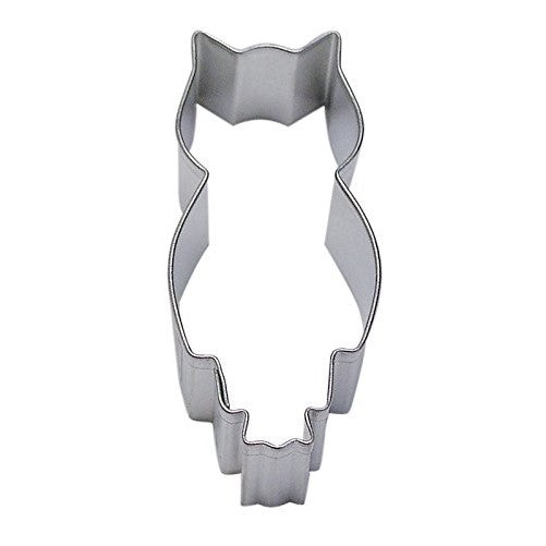 R&M Owl 3.25" Cookie Cutter in Durable, Economical, Tinplated Steel