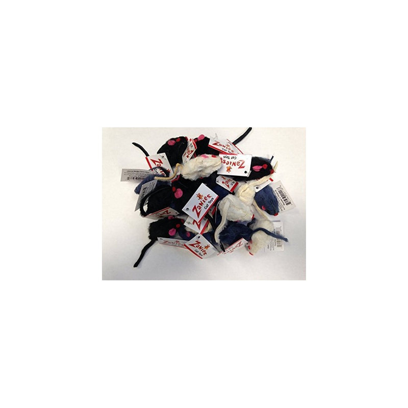 20 x Cat Toy Realistic Fur Mice
