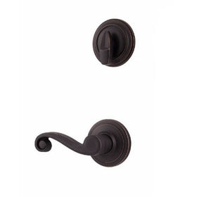 Kwikset 966LL LH 11P 99660-073 Lido Left-Handed Single Cylinder Interior Pack Lever, Venetian Bronze