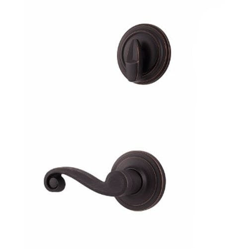 Kwikset 966LL LH 11P 99660-073 Lido Left-Handed Single Cylinder Interior Pack Lever, Venetian Bronze