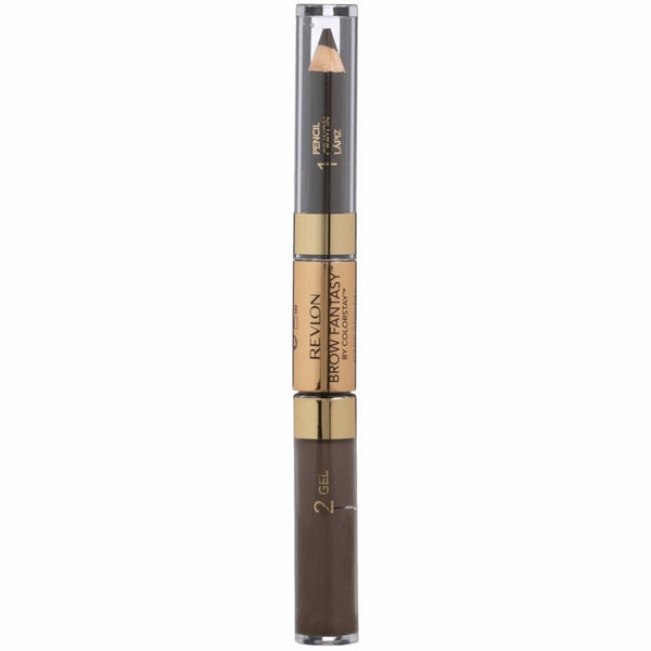 Revlon Brow Fantasy Pencil & Gel by ColorStay, Dark Brown