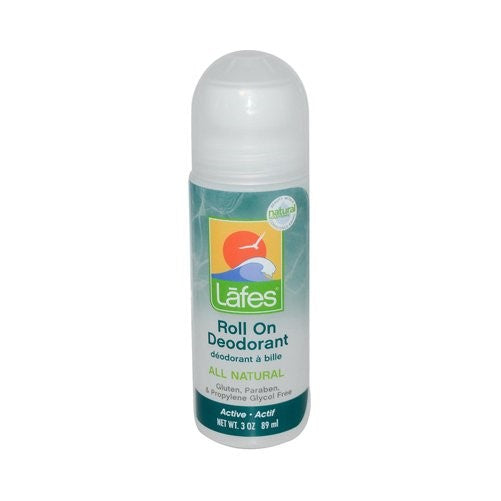 LAFE'S NATURAL BODY CARE DEOD,HEMP ROLL-ON,ACTIVE, 3 FZ