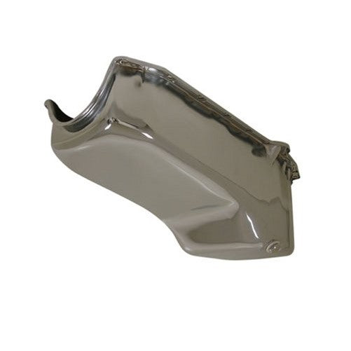 1958-79 Chevy Small Block 283-305-327-350-400 Stock Capacity Oil Pan - Chrome