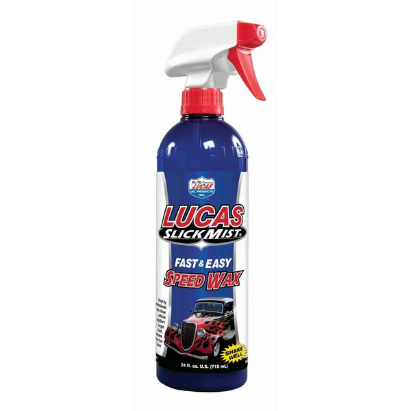 Lucas 10160-6PK Slick Mist Speed Wax - 24 oz, (Pack of 12)