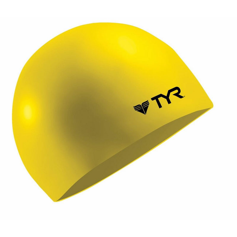 TYR Wrinkle Free Silicone Cap, Yellow
