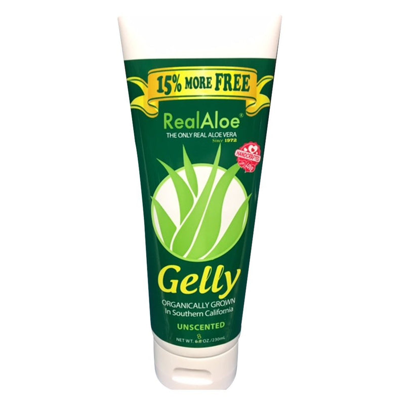 Real Aloe Aloe Vera Gelly - Unscented 8 oz (230 ml) Gel