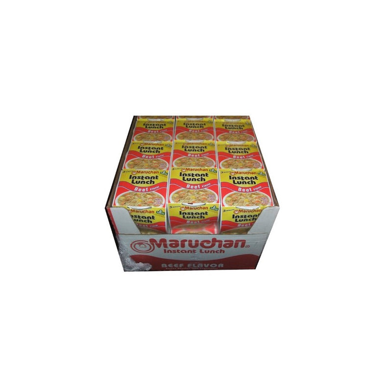 Maruchan Instant Lunch Cup O Noodles Beef Flavored Soup 24 Cups Per Box