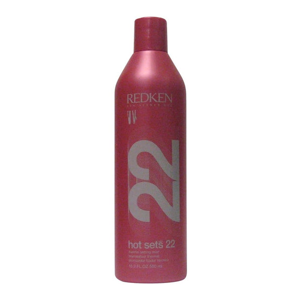 Redken Hots Sets 22 Thermal Setting Mist for Unisex, 16.9 Ounce