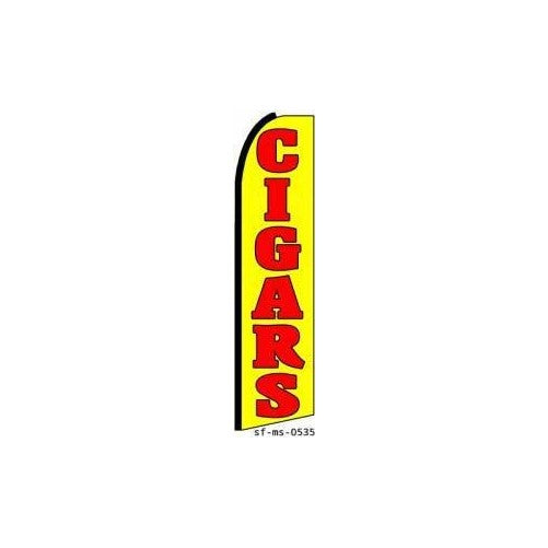 NEOPlex - "Cigars Extra Wide" Swooper Feather Business Flag