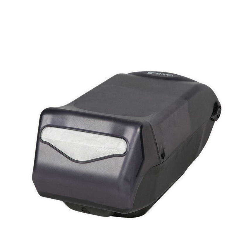 San Jamar H5005 Venue Countertop Fullfold Control Napkin Dispenser, 550 Capacity, 8" Width x 7-1/4" Height x 15-3/4" Depth, Black Pearl