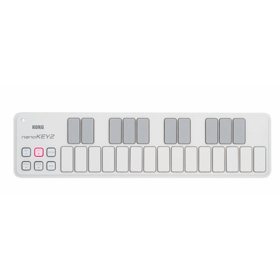 Korg NANOKEY2WH Slim-Line USB Keyboard in White