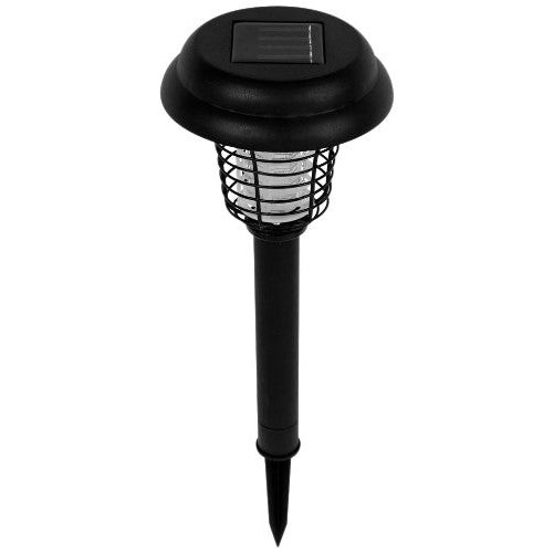 Pure Garden Solar Powered Light, Mosquito and Insect Bug Zapper-LED/UV Radiation Outdoor Stake Landscape Fixture for Gardens, Pathways, and Patios by