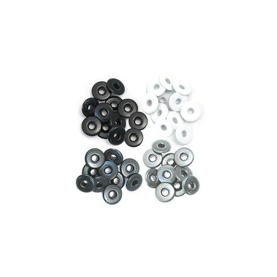 We R Memory Keepers Eyelets for Scrapbooking, Grey, Wide