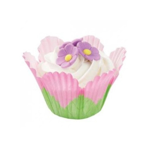 Fancy Standard Baking Cups-Petal Pink 24/Pkg by Wilton