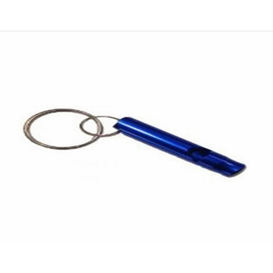 1 X Small Blue Emergency Whistle / Survival Whistle Key Chain