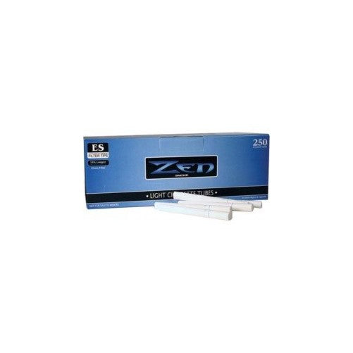 Zen Light 100mm Cigarette Tubes (250 ct/box) 10 boxes