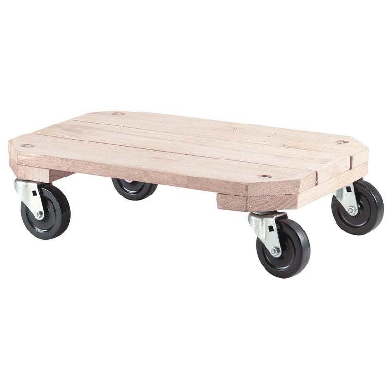 Shepherd Hardware 9854 Solid Wood Plant Dolly, 12-Inch x 18-Inch, 360-lb Load Capacity