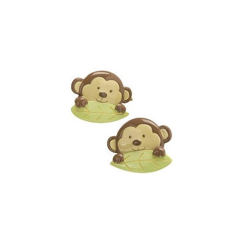 Little Boutique Finial Set of 2 Monkey