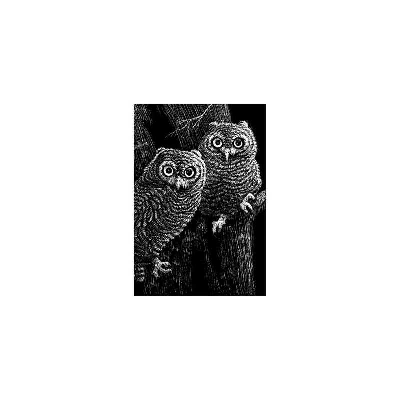 Melissa & Doug Scratchboard 11" x 14" Black Coated 12-Board