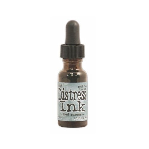 Tim Holtz Distress Ink Reinker .5 Ounce - Limited Edition-Iced Spruce