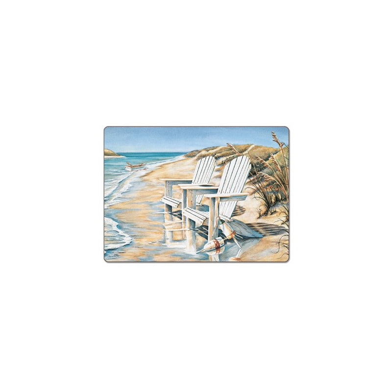 CounterArt Beach Days Hardboard Placemat, Set of 2