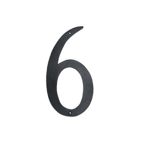 Montague Metal Products Standard Font Individual House Number, 6, 8-Inch