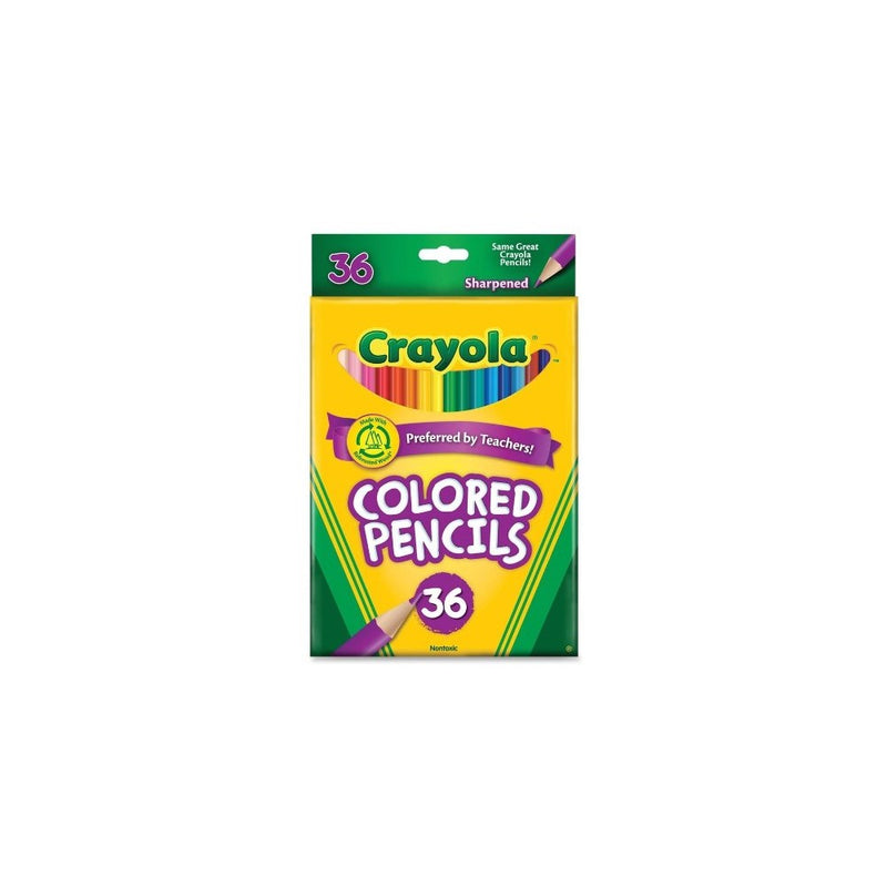 Crayola Colored Pencils Long 36 in a Pack (Pack of 3) 108 Pencils Total