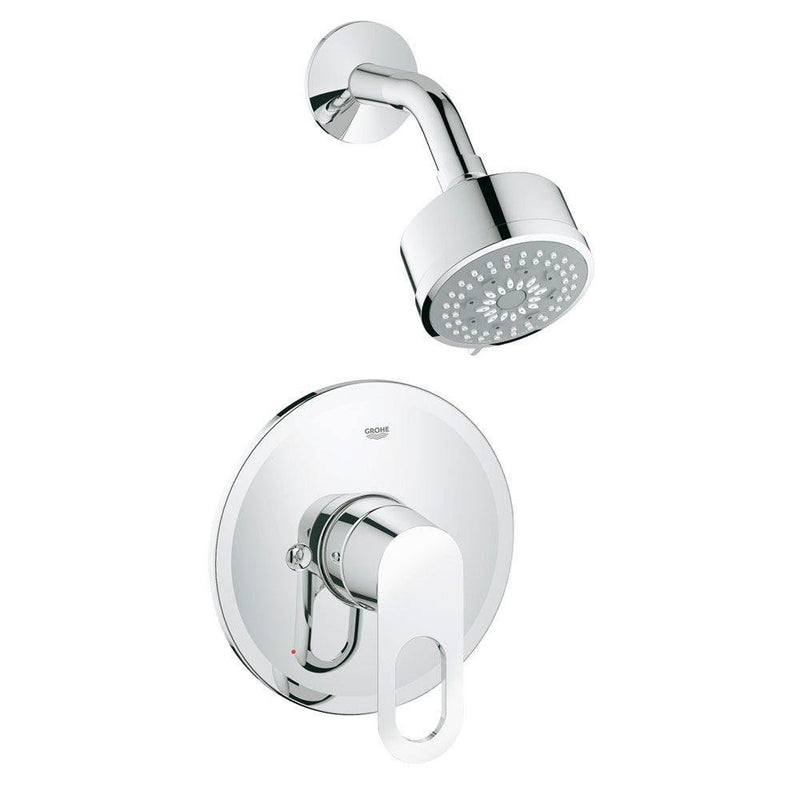 Grohe 27547000Bauloop Shower Combination in Starlight Chrome