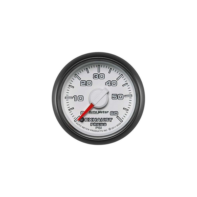 Auto Meter (8592) Dodge Match 2-1/16" 0-60 PSI Full Sweep Electric Exhaust Pressure Gauge