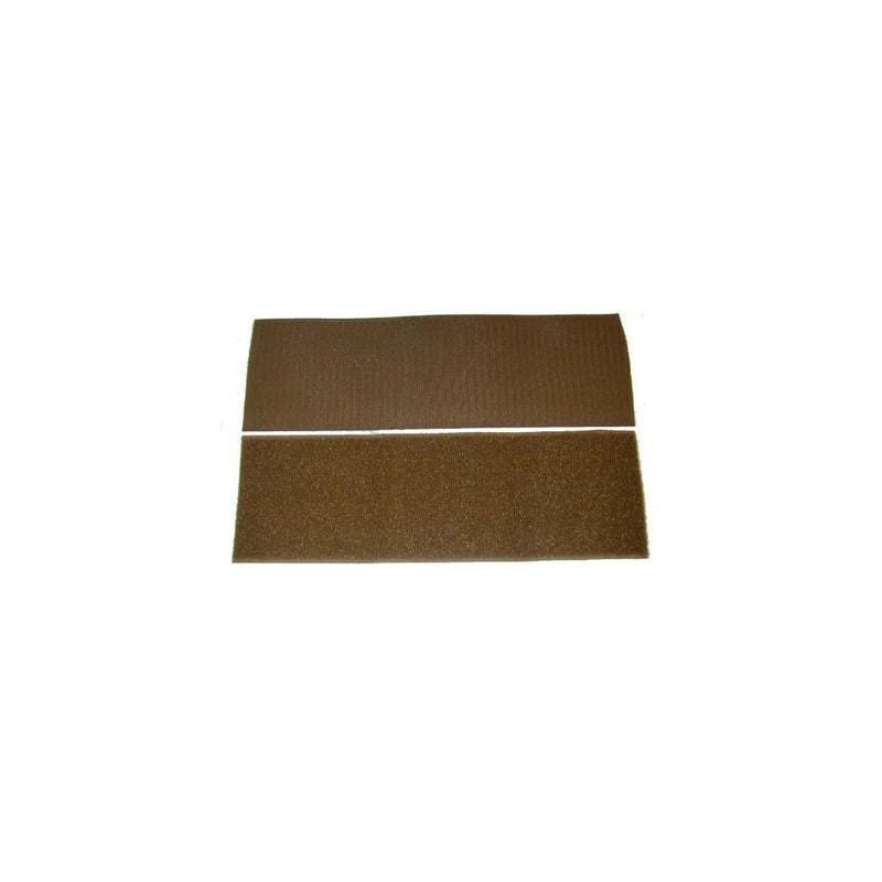 4" Coyote Brown Sew On Hook and Loop - 12"of Hook 12" of Loop Per Package