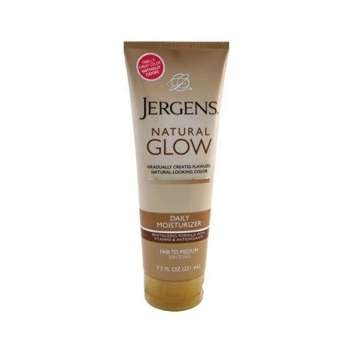 Jergens Natural Glow Daily Moisturizer, Fair to Medium 7.50 oz ( Pack of 3)