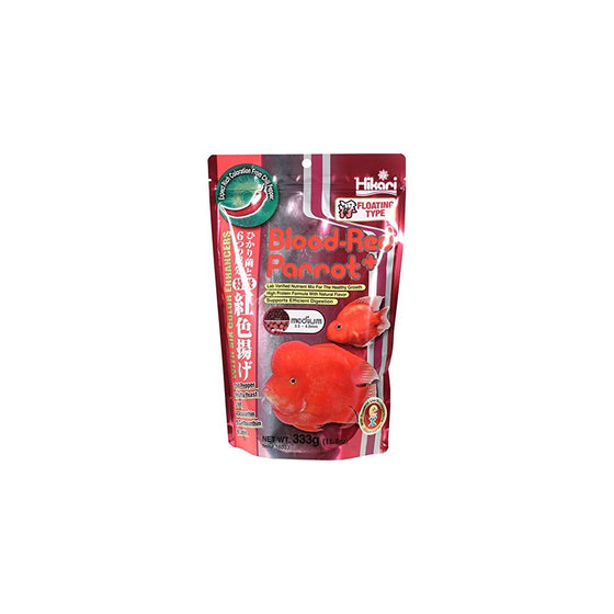 HIKARI 330342 Blood, Red Parrot, Medium Pellets, 333g