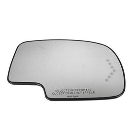 Silverado Gm Sierra 1500 2500 3500 03 - 07 Power Heated W Signal Mirror Glass Rh