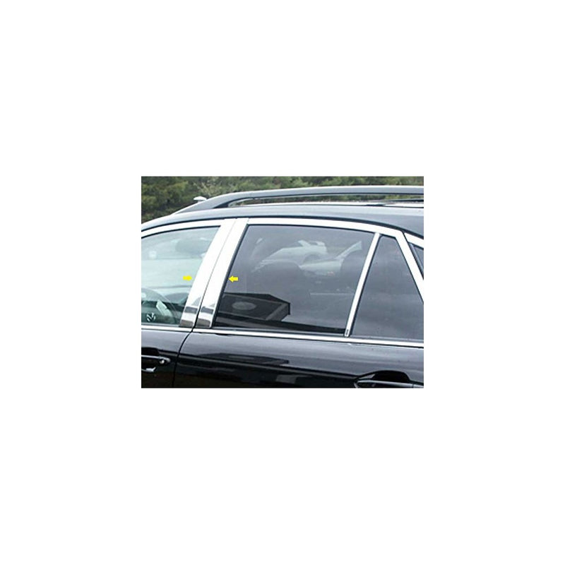 QAA FITS RX330 2004-2009 LEXUS (4 Pc: Stainless Steel Pillar Post Trim Kit, 4-door, SUV) PP24126