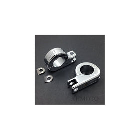 Motorcycle 1 1/4" Engine Guard Footpeg P Clamps for YAMAHA XV250 Roadstar XV1700 XV1600