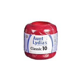Aunt Lydia'S Classic Crochet Thread Size 10-Cardinal
