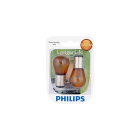 Philips 2057NA LongerLife Miniature Bulb, 2 Pack