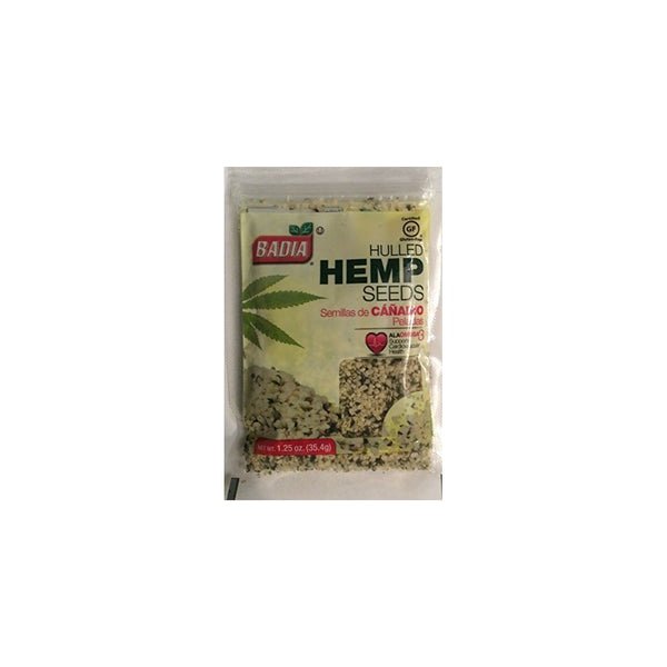 Badia Hemp Seed,Hulled 1.25 Oz (Pack Of 12)