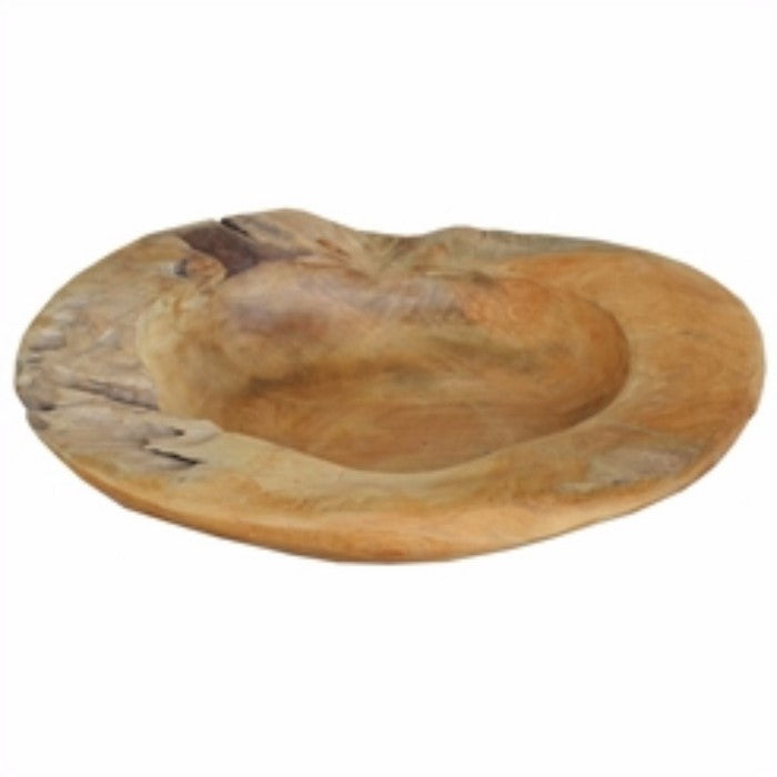 ElegantDecorative Wooden Bowl, Brown