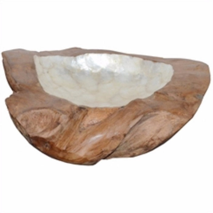 Well-DesignedDecorative Wooden Bowl, Brown