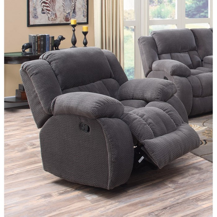 Cozy and Warm Glider Recliner Chair, Gray