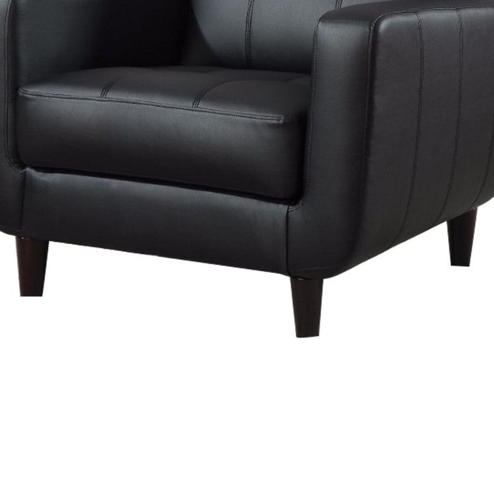 High-toned Accent Chair, Black