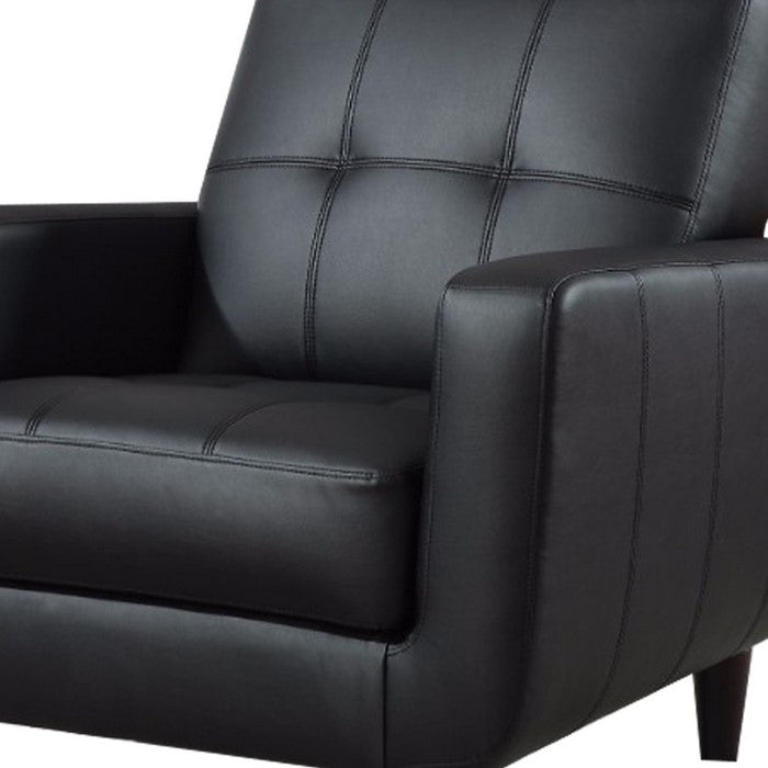 High-toned Accent Chair, Black