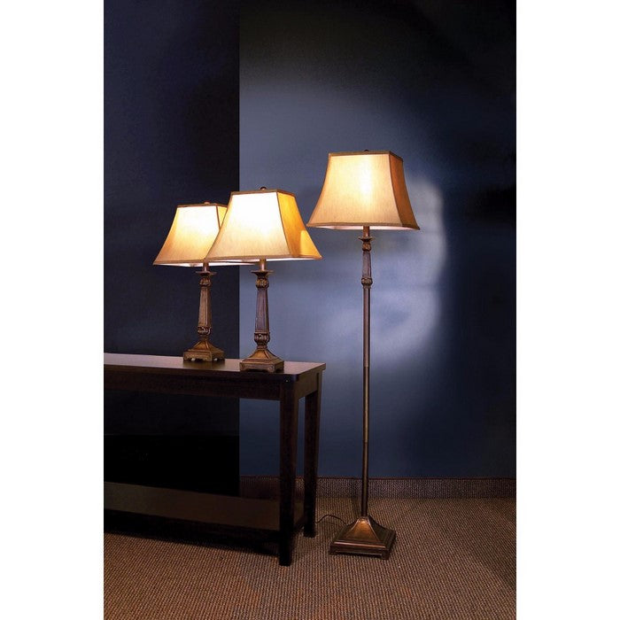 Traditional  Metal Floor & Table Lamps, Bronze