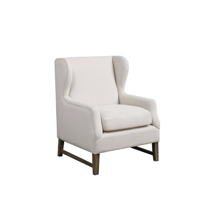 Aesthetically Refined Accent Chair, White
