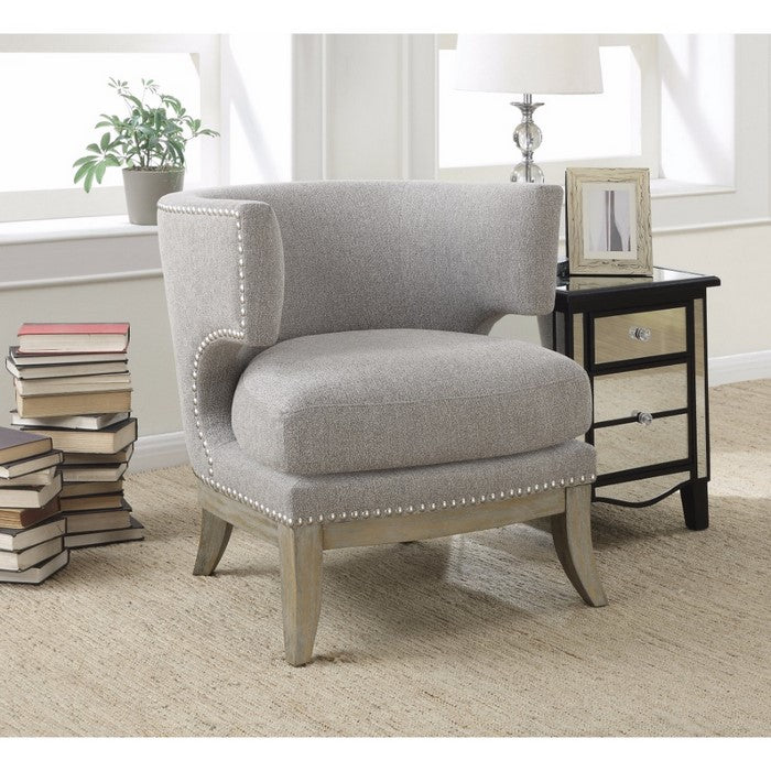 High-Class Accent Chair, Gray