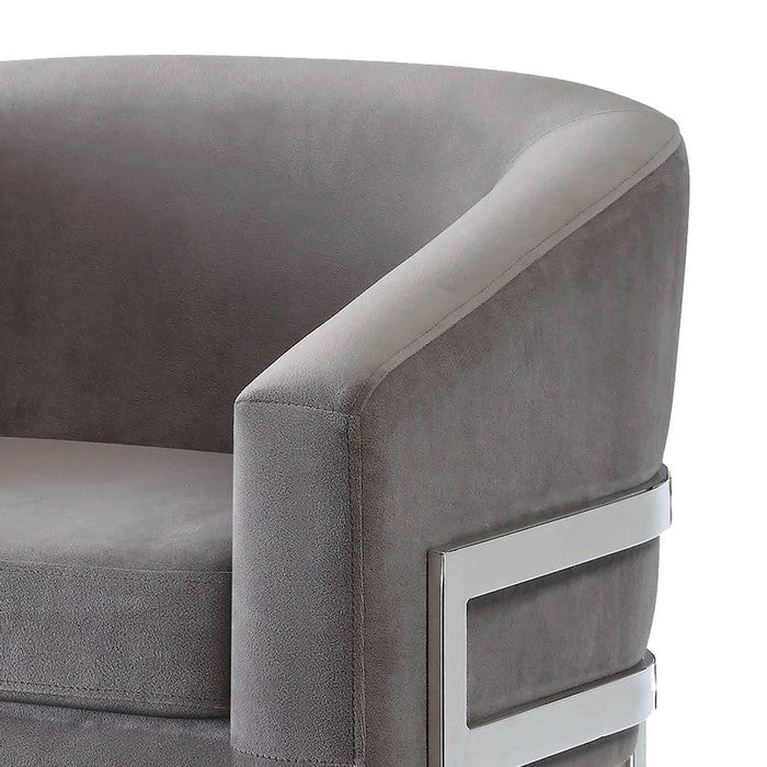 Significantly Contemporary Accent Chair, Gray