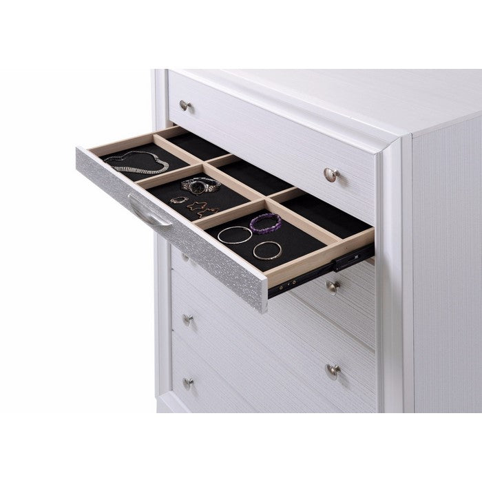 Embellishing Chest, White